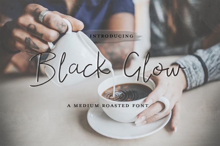 Black Glow Font Font Download
