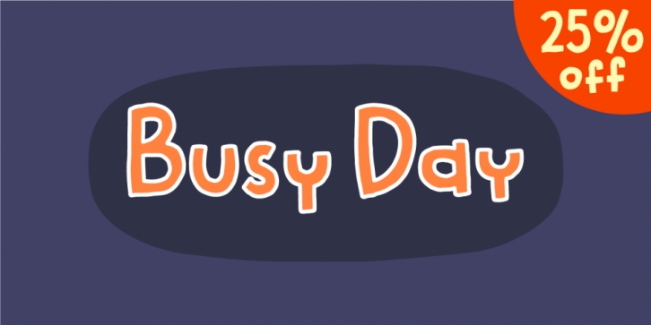 Busy Day Font Download