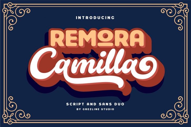 Remora Camilla - Font Duo Font Download