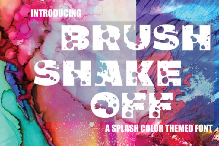 Brush Shake off Font Download