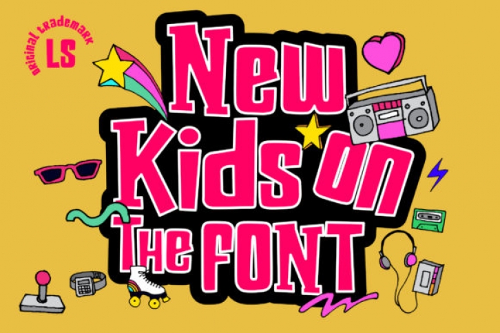 New Kids on the Font Font Download