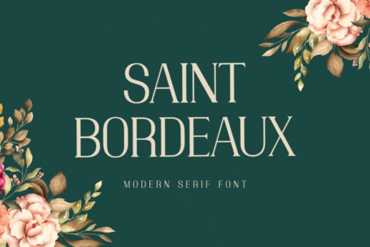 Saint Bordeaux Font Download