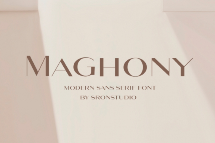 Maghony Font Download