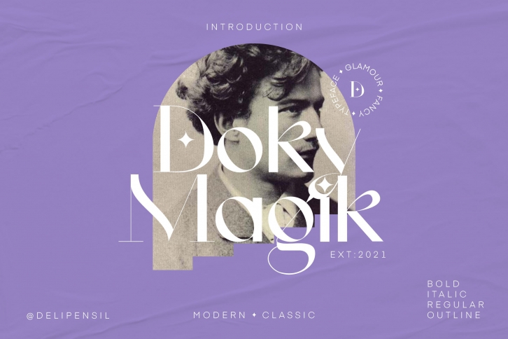 Doky Classic Modern Typeface Font Download