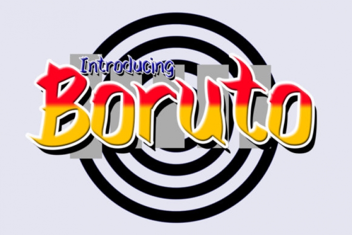 Boruto Font Download