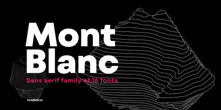 Mont Blanc Font Download