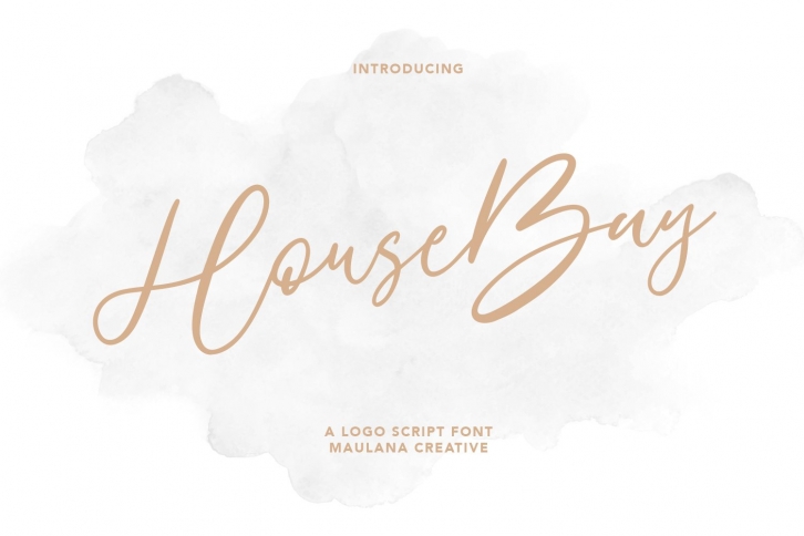 HouseBay Logo Script Font Download