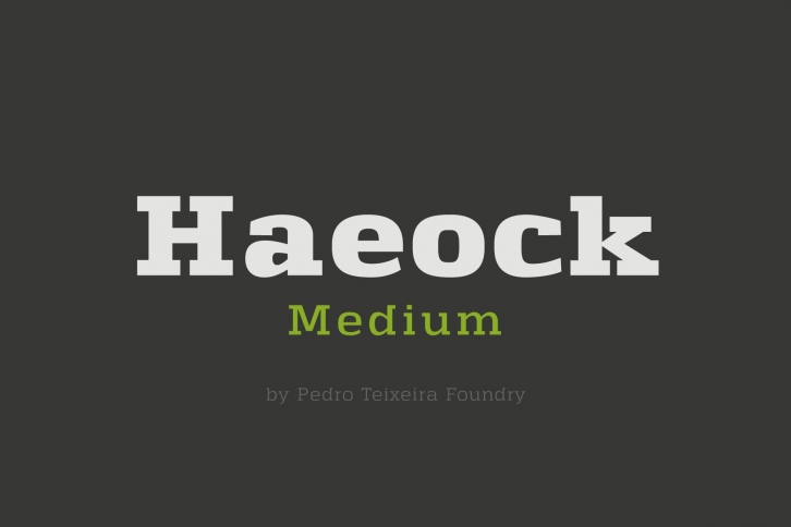 Haeock Medium Font Download
