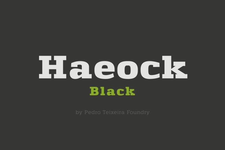 Haeock Black Font Download