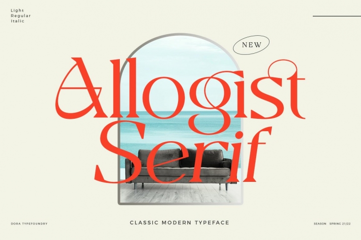 Allogist - Modern Classic Typeface Font Download