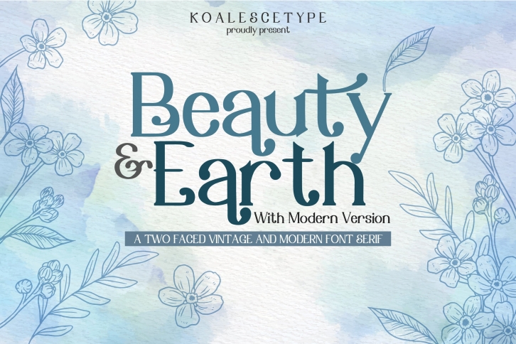 Beauty Earth Duo Modern/Vintage Font Download
