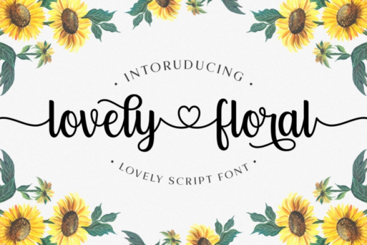 Lovely Floral Font Download