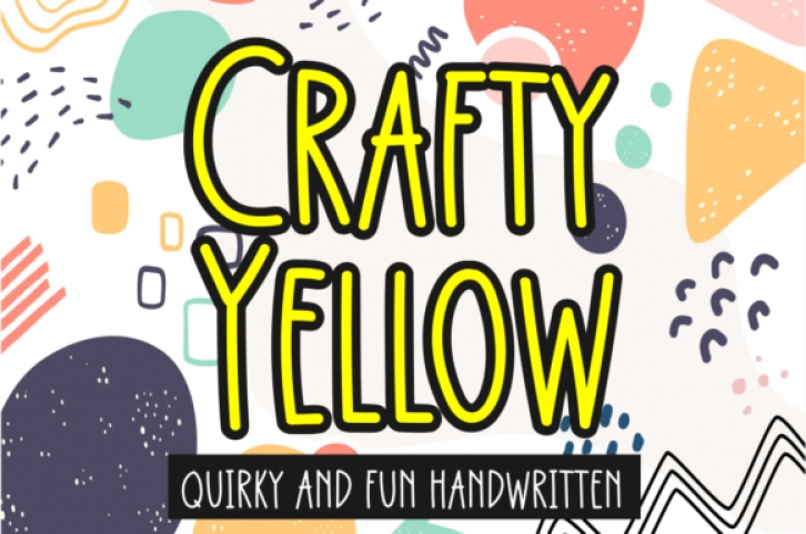 Crafty Yelow Font Download