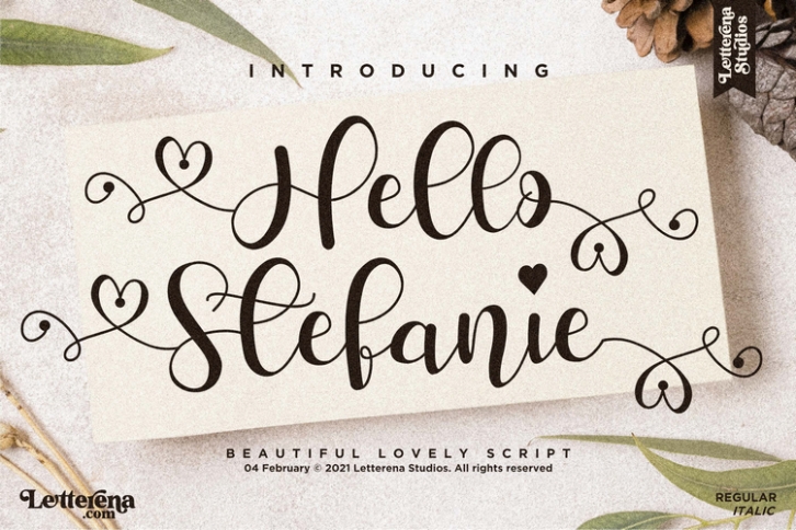 Hello Stefanie Font Download