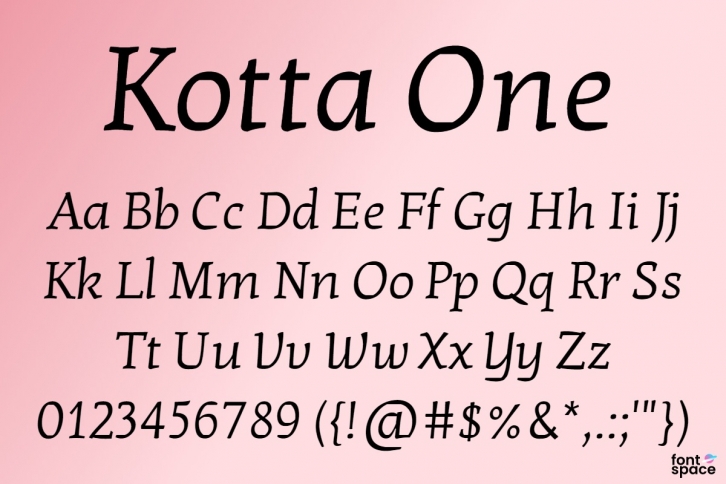Kotta One Font Download