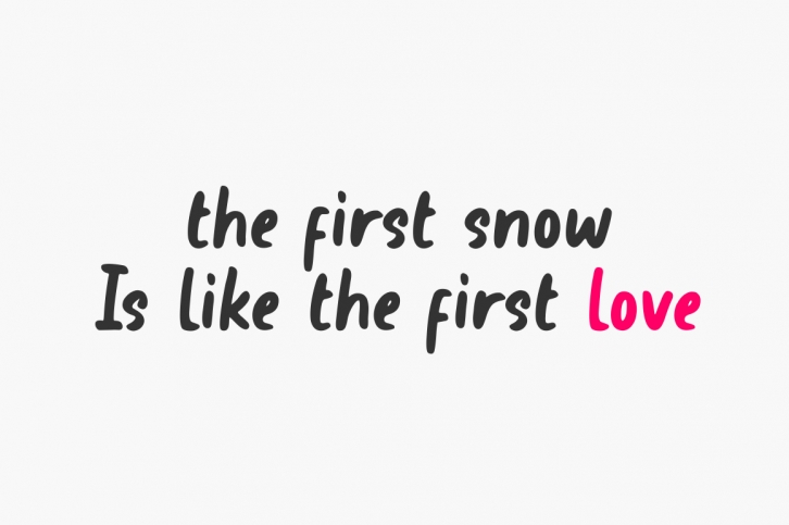 The Snowday Font Download