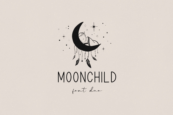 Moonchild font duo Font Download