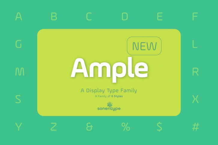 Ample Display Type Family Soneritype Font Download