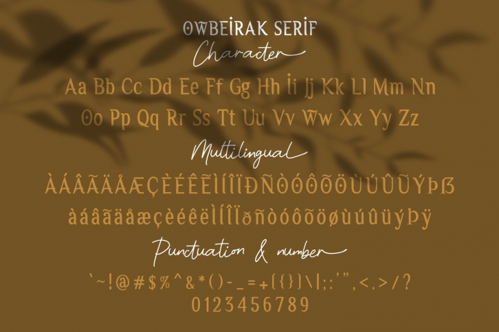 Owbeirak Serif Free Font Download