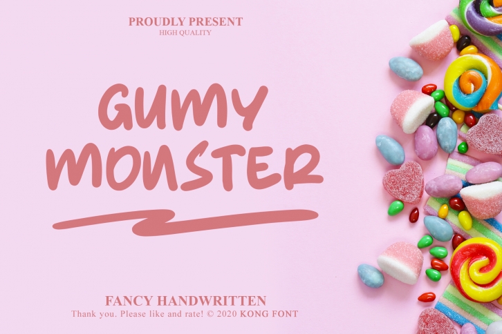 Gumy Monster Font Download
