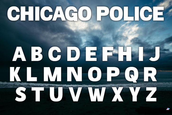 Chicago Police Font Download