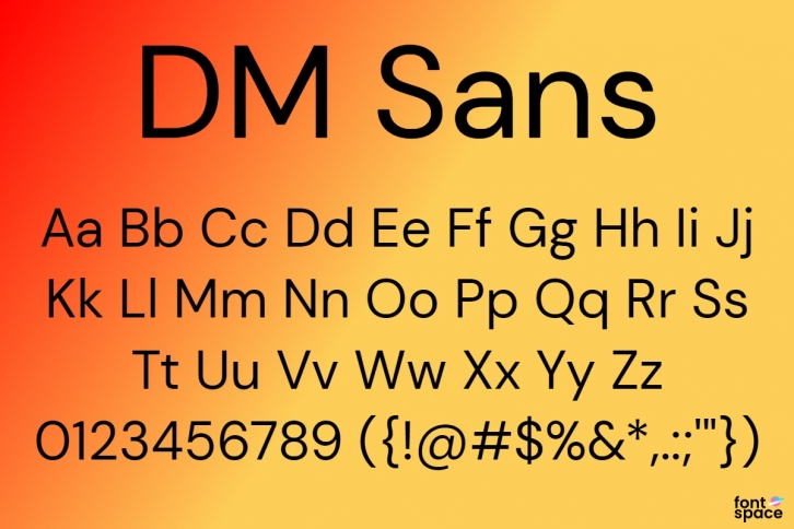 DM Sans Font Download