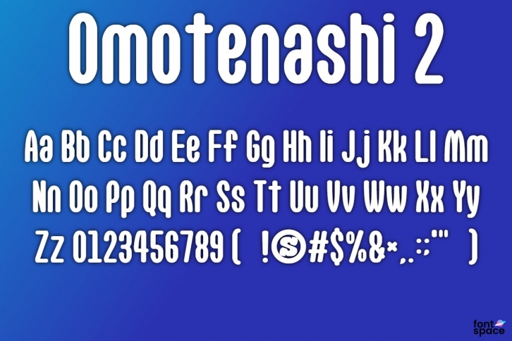 Omotenashi 2 Font Download