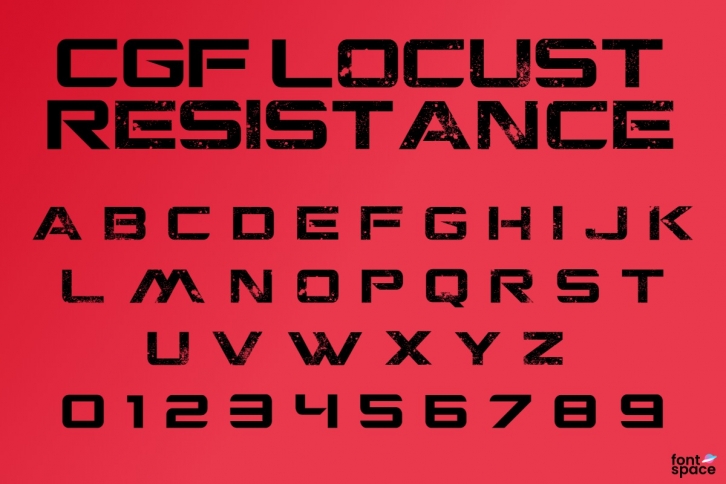 CGF Locust Resistance Font Download