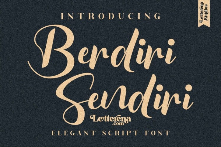 Berdiri Sendiri Font Download