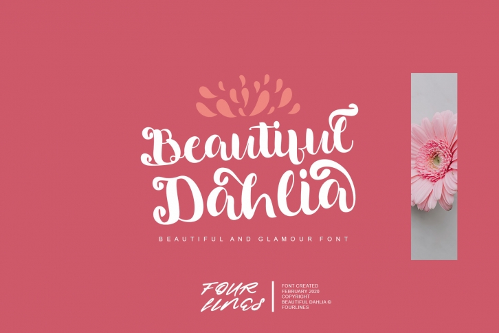 Beautiful Dahlia Font Download