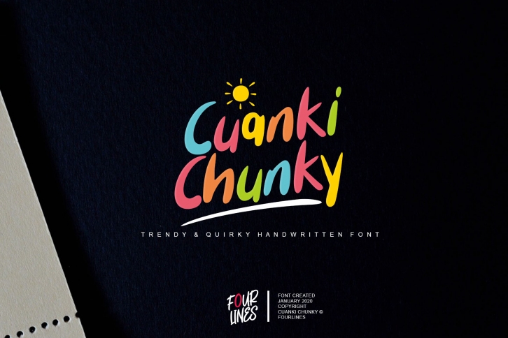 Cuanki Chunky Font Download