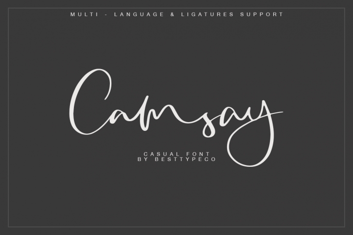 Camsay Font Download