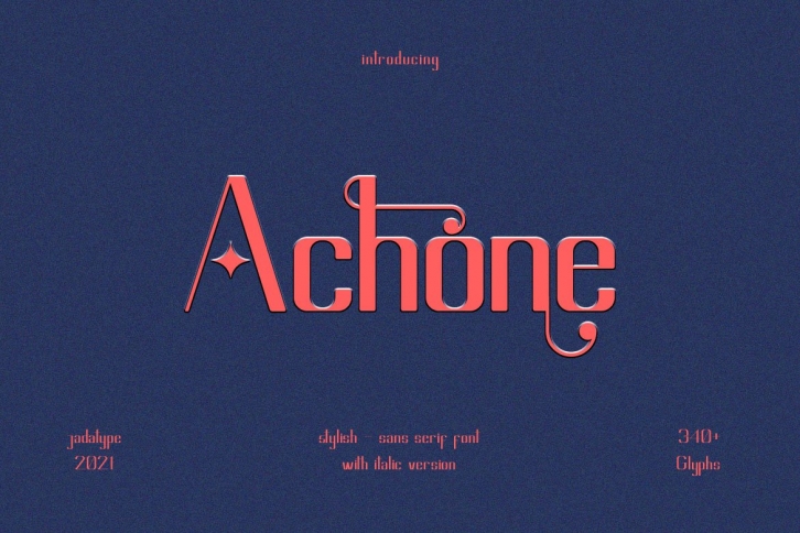 Achone Font Download