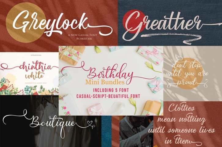 Birthday Special Bundle Font Download