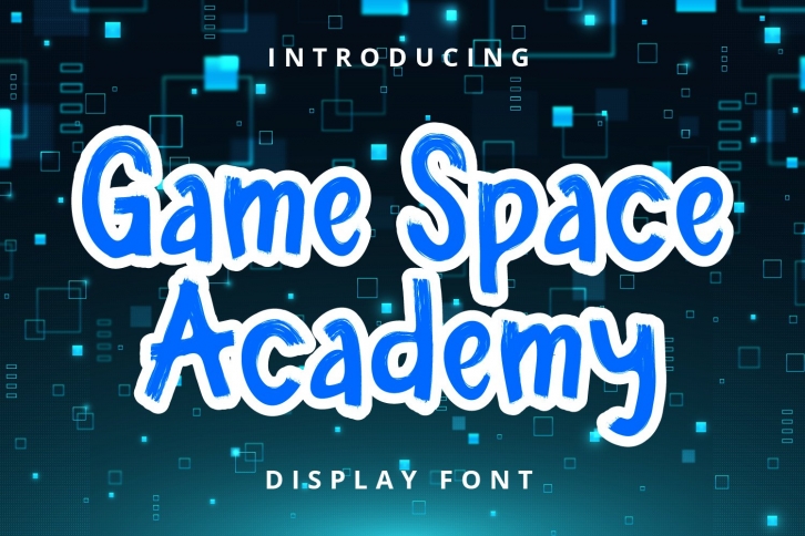 Game space academy Font Download