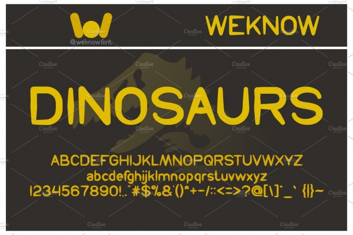 prehistoric font Font Download