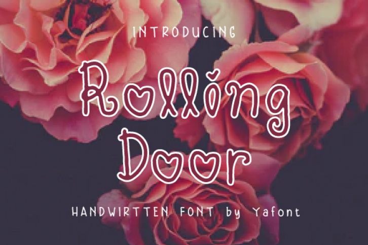 Rolling door Font Download