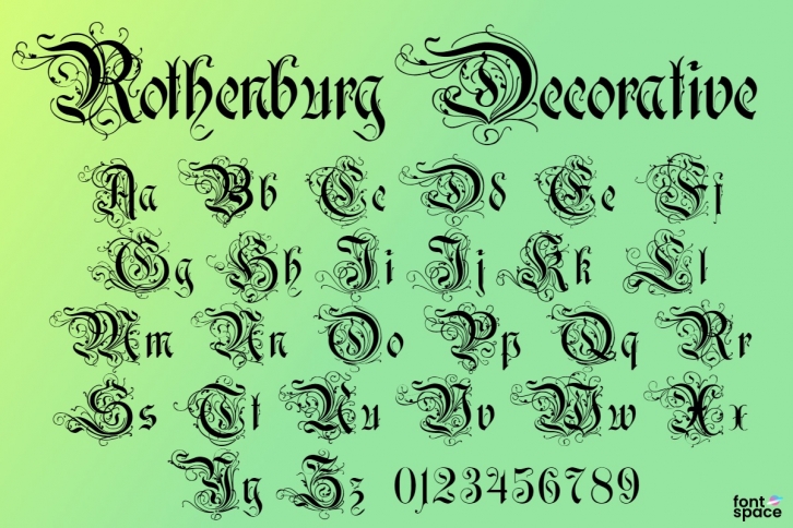 Rothenburg Decorative Font Download