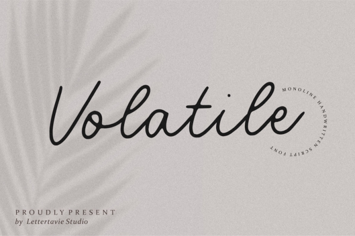 Volatile Font Download