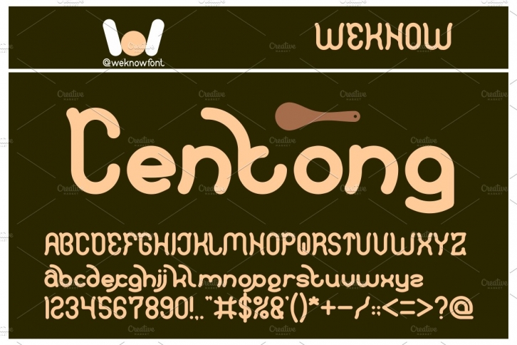polysoup font Font Download