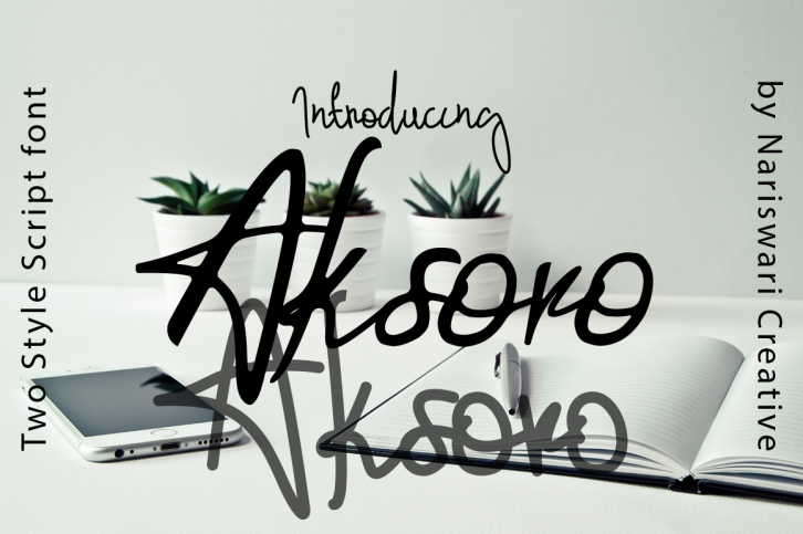 Aksoro Monoline Font Download