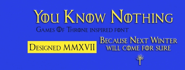 House Lannister Font Download