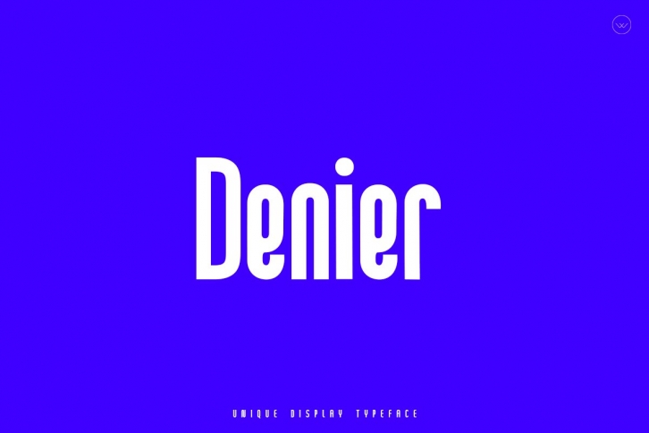 Denier Display Typeface Font Download