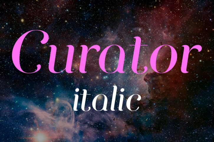 Curator Italic Font Download