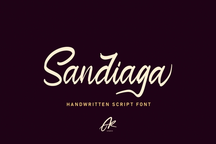 Sandiaga Font Download