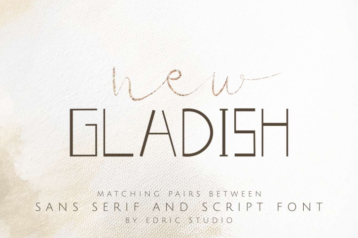 New GLADISH Fancy Font Download