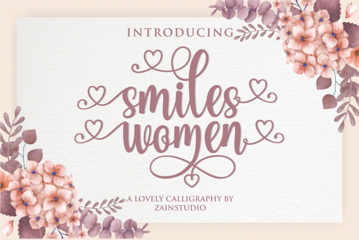 Smiles wome Font Download