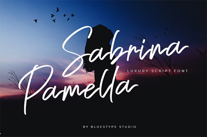 Sabrina Pamella Font Download