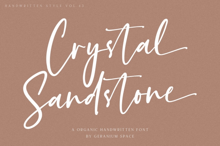Crystal Sandstone Font Download
