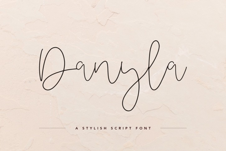 Danyla Stylish Signature Font Font Download